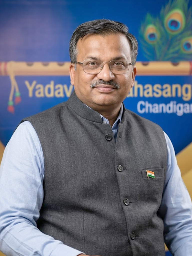 Shri Bhola Rai, President of the Yadav Mahasabha, Chandigarh.